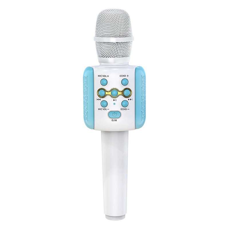 Wireless Bluetooth Microphone Portable Handheld Microphone Blue