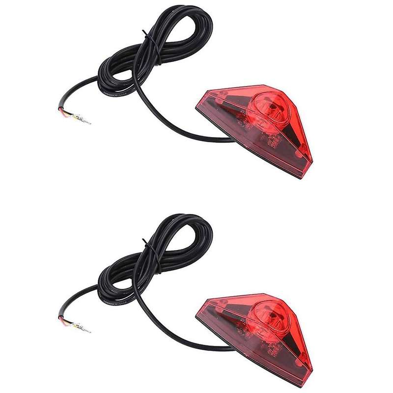 2x Ebike Brake Rear Light Electric Bicycle Tail Light Dc6v 12v 24v