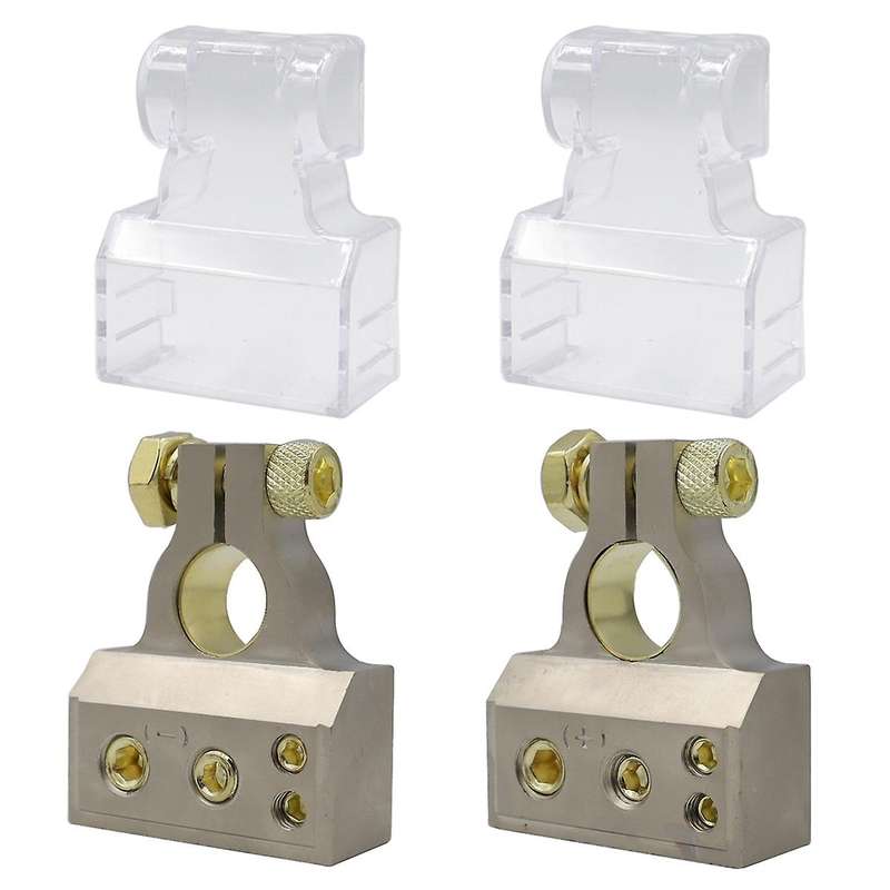 Car Battery Terminals Connectors Kit for Car Vehicle Rv and Boat Use