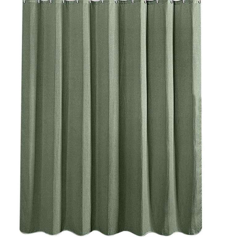 Sage Green Shower Curtain, Water-repellent, 12 Metal Grommets,72x72in