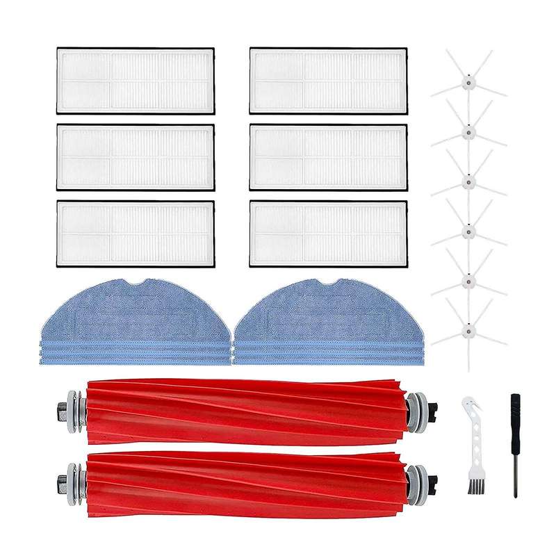 22pcs for Xiaomi Roborock S7 T7s T7s Plus Main Side Brush Hepa Filter