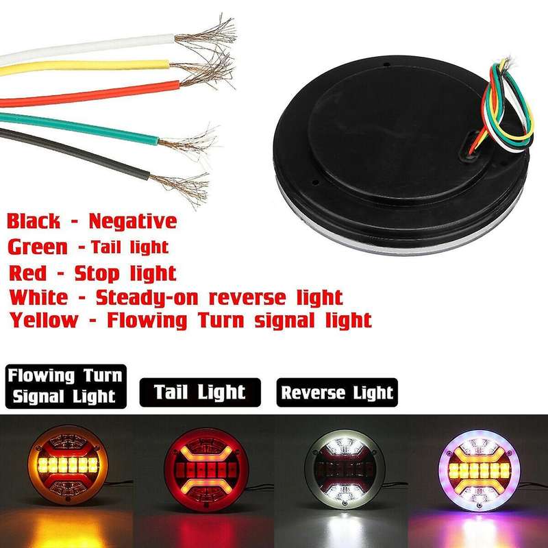 2pcs 43 Led Truck Rear Tail Light Taillights