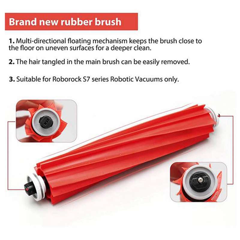 Main Brush Mop Cloths Rag Hepa Filter Side Brush Dust Bag Accessories