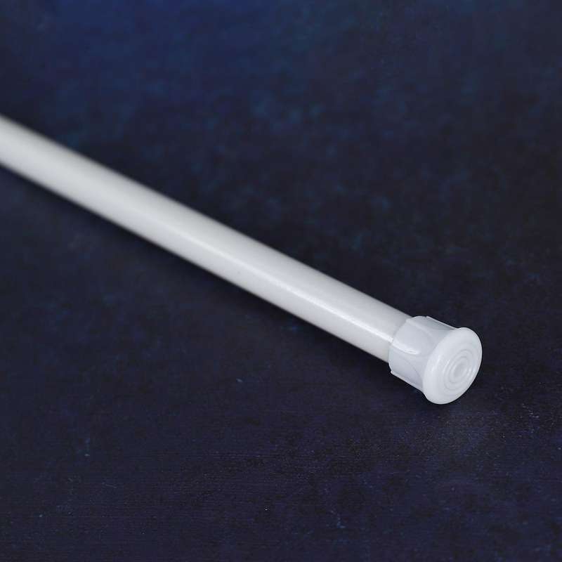 8 Small Tension Rods Spring Extendable Curtain Shower Telescopic Rod