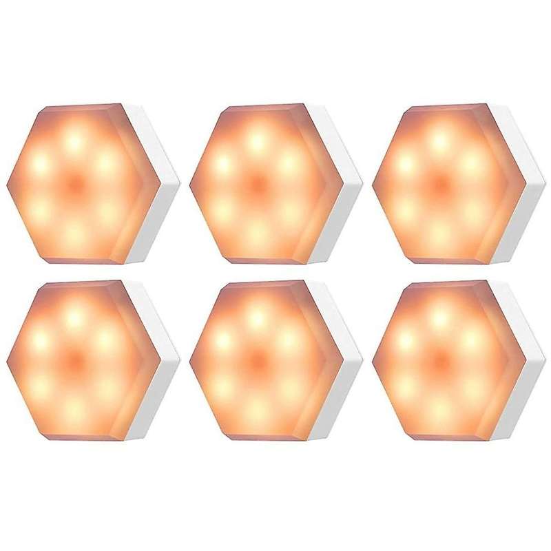 Led Puck Lights 6 Pack with Remote Control Rgb Led Stick On Lights