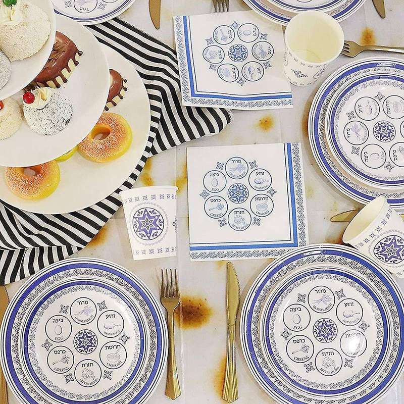 4pcs Tortilla Plastic Tablecloth, 54 Inch X 108 Inch Rectangle