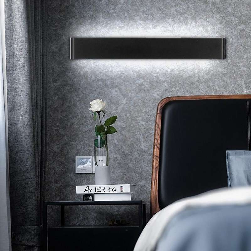 12w Rectangle Led Wall Lamp Bedside Sconces Home Lighting Warm Light
