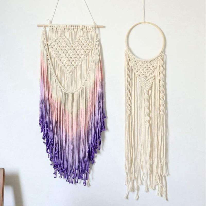 10pcs Wooden Bamboo Dreamcatcher Hoops Round Hoops Macrame Rings