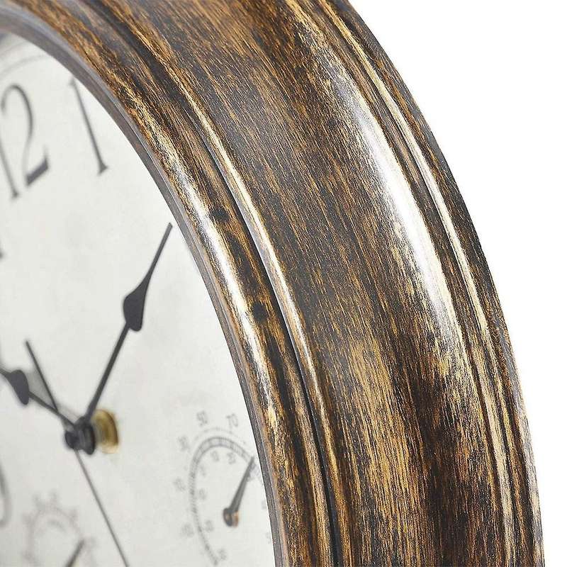 12inch Wall Clock, Waterproof with Displays for Indoor/outdoor