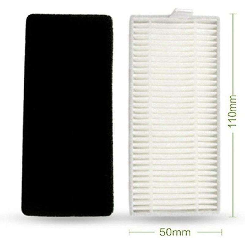 Main Side Brush Filter Mop Cloth Replacement Parts for Neatsvor X500