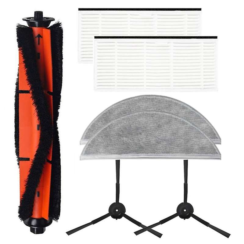 Mop Cloth Rolling Side Brush for Lydsto R1 Robot Hepa Filters