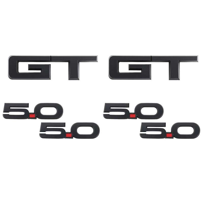 3 Pack Badge Emblems for Ford Mustang Decals 2015-2017