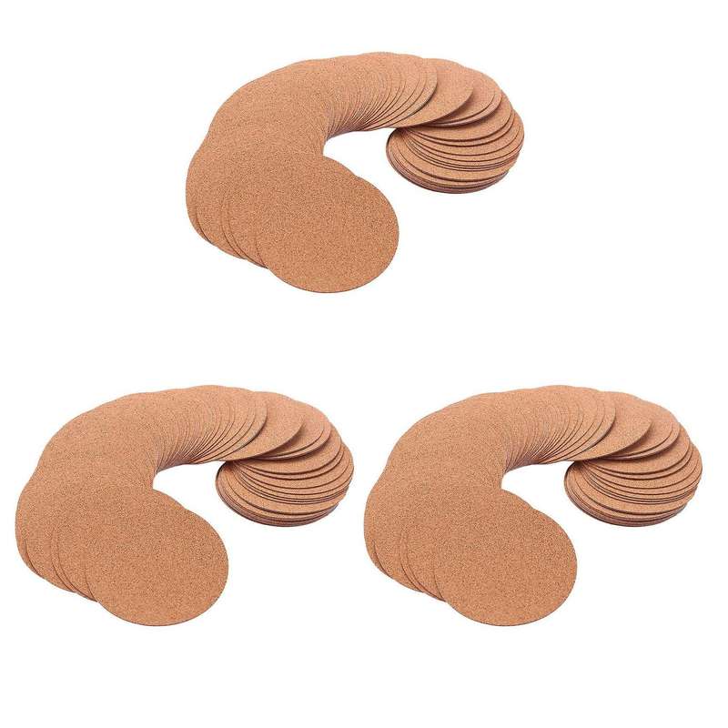 Cork Coasters,cork Mats Cork Backing Sheets(180 Pcs, Round)