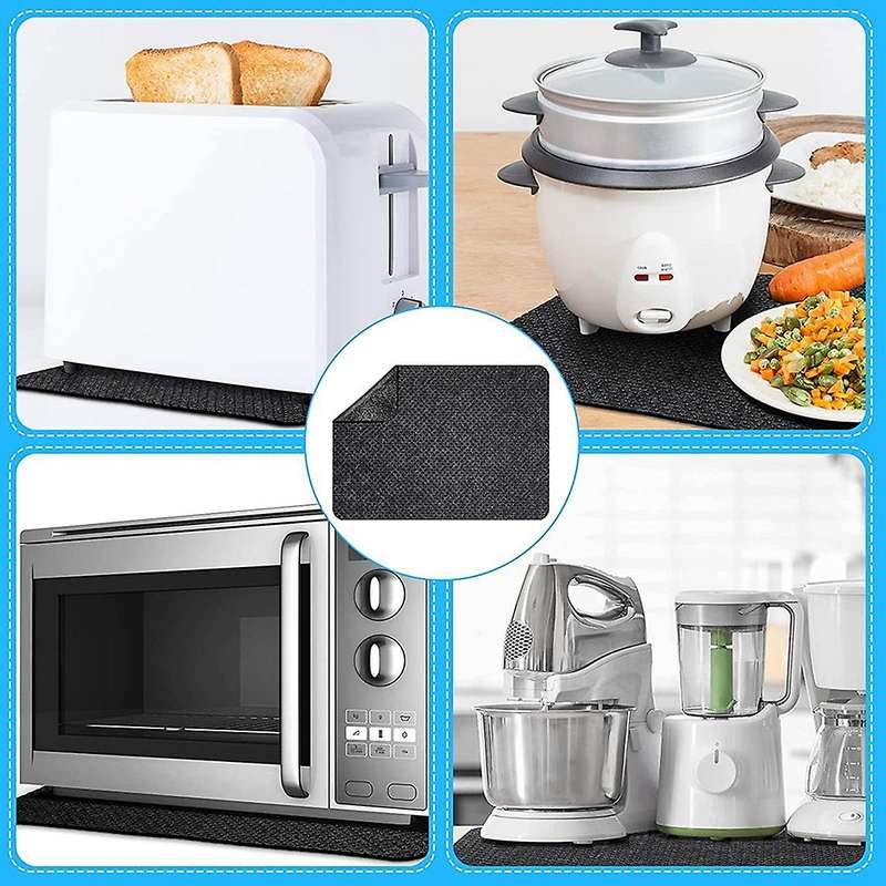 4pcs Heat Resistant Mat for Air Fryer Kitchen Countertop Mat Non Slip