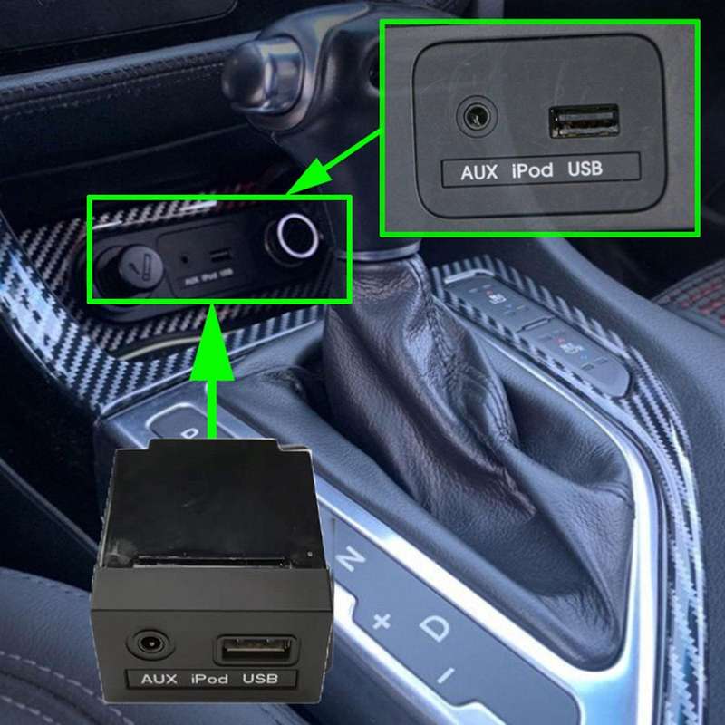 Car Usb Ipod Aux Port Adapter Usb Expansion Socket 961202r000
