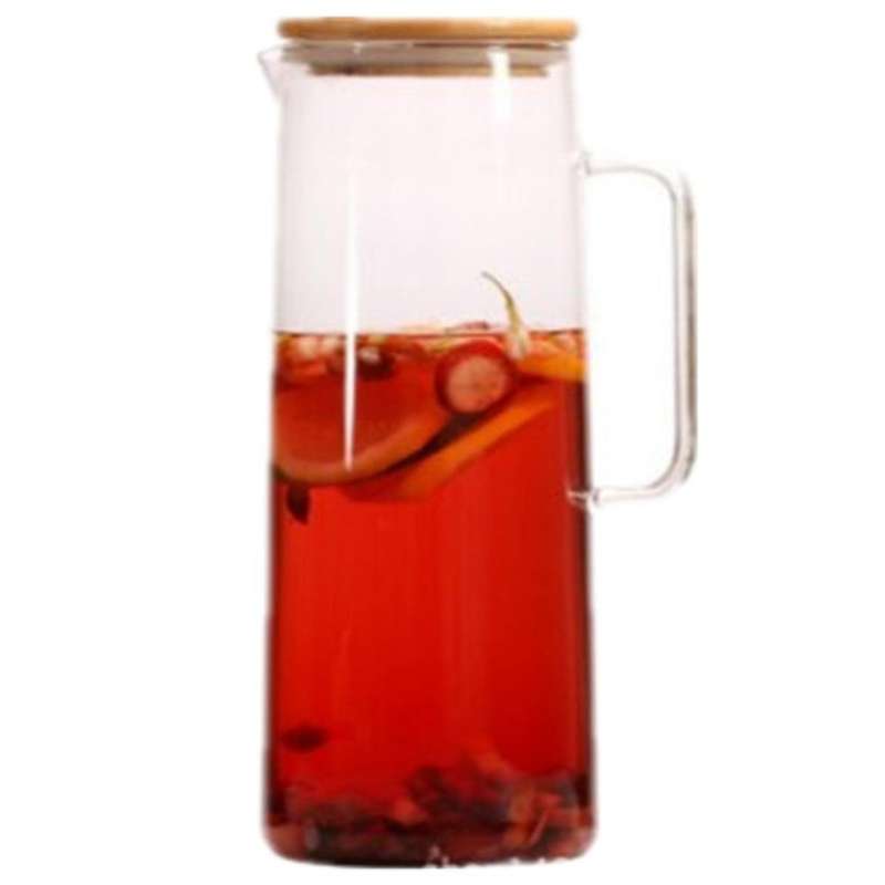 1500ml New Gradient Color Cold Water Glass Bottle Set with Cover