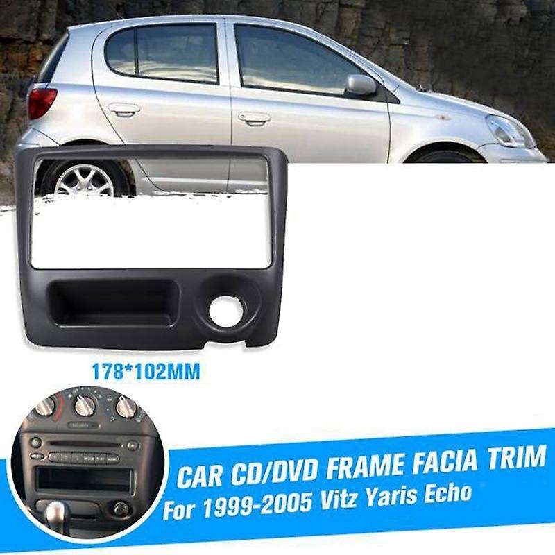 2 Din Car Radio Facia for Toyota Yaris Echo Vitz 1999-2005