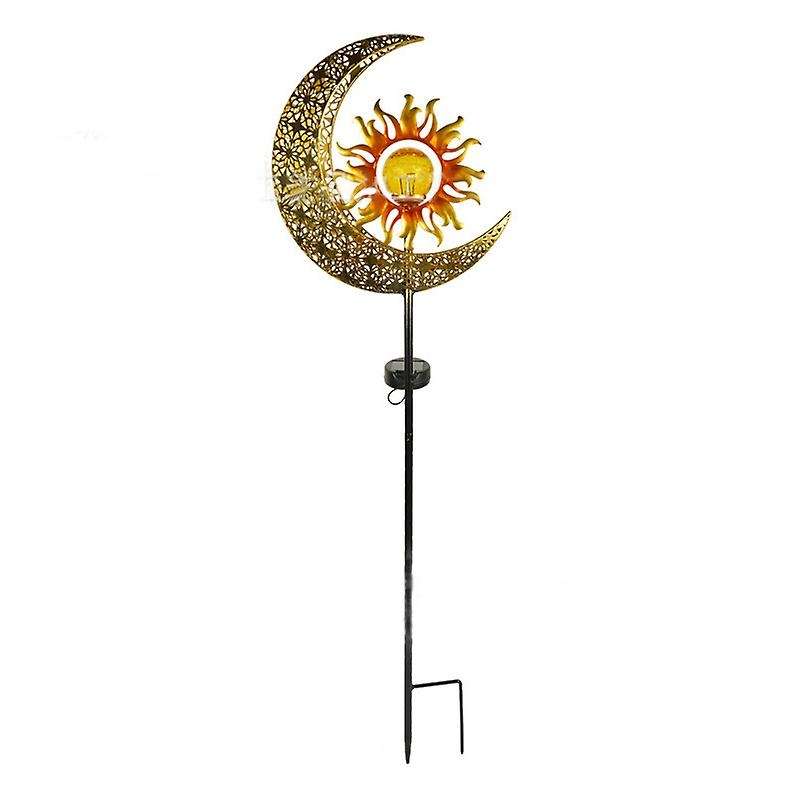 Garden Solar Lights Outdoor Decorative, Metal Stake Light Decorations