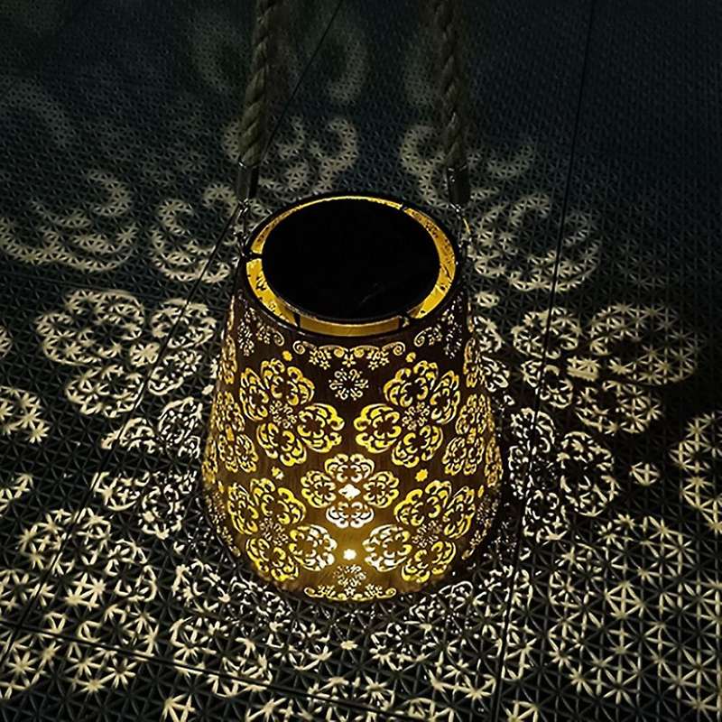 Solar Lantern Outdoor Hanging for Patio Courtyard Party Decorations