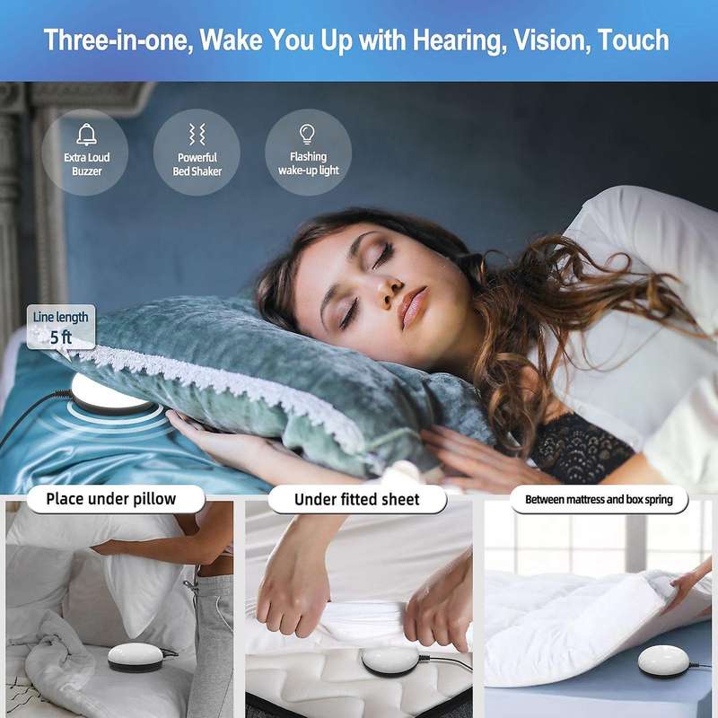 Led Alarm Clocks B , Led Clock with Temperature Display Snooze Black