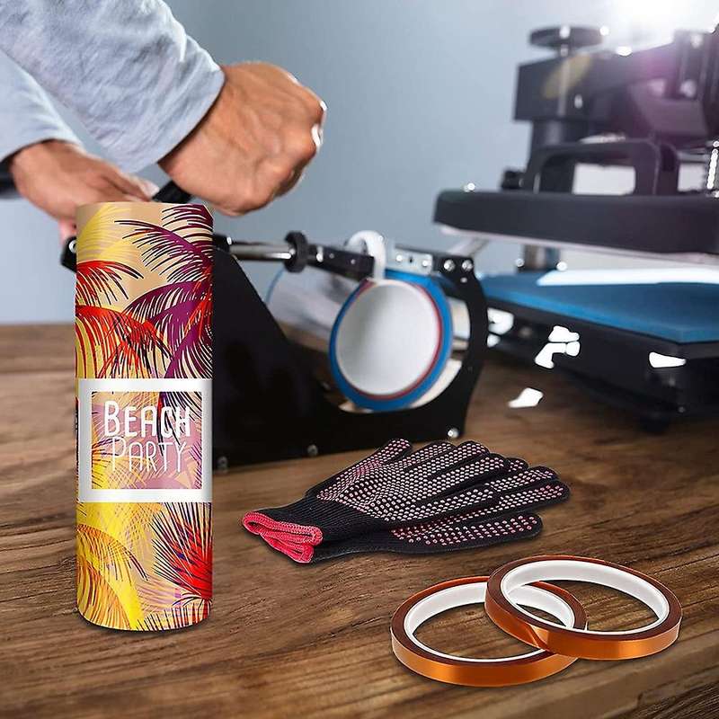 14pcs Sublimation Blank Skinny Tumbler Set for Heat Press Machine Diy