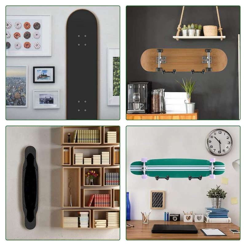 Skateboard Hanger for Skateboard Guitar Longboard Complete with Screw