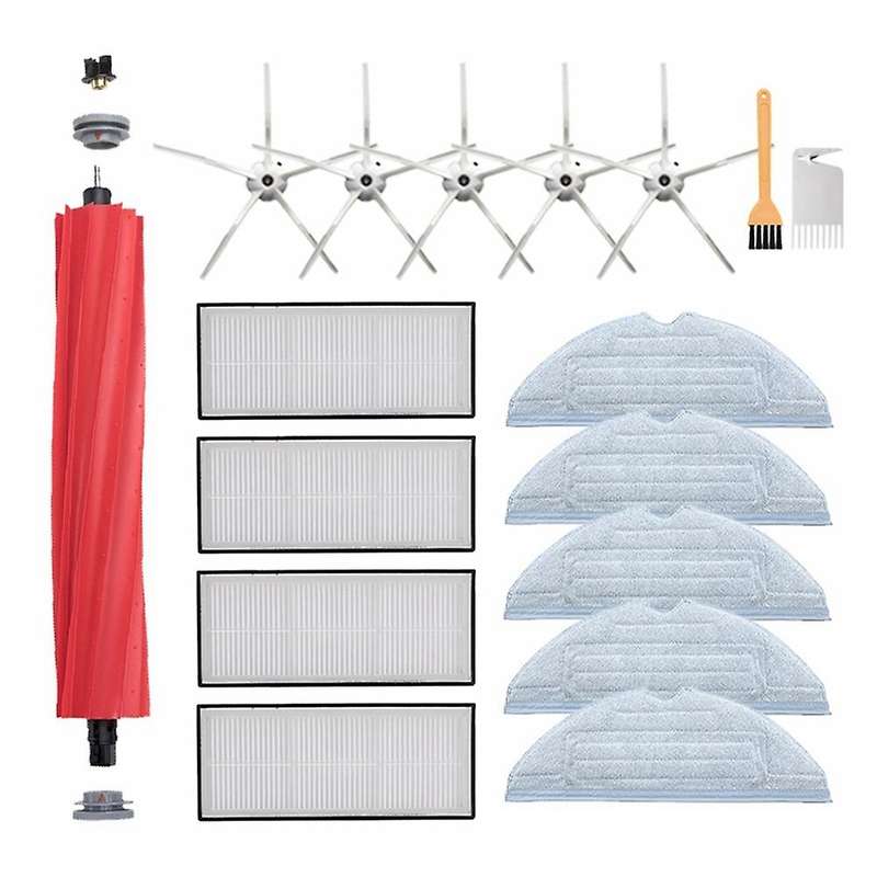 Hepa Filter Mop Pads Main Side Brush for Xiaomi Roborock S7 T7s G10