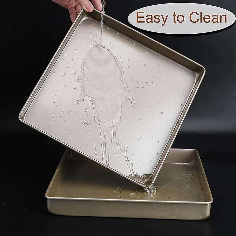 Nonstick Baking Sheet Pans Set, 2pcs 11x9 Inch for Bakery, Kitchen