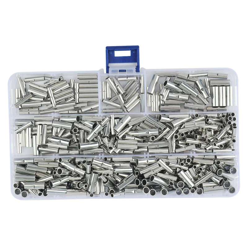 450pcs Cable Crimp Terminal Tinned Splice Sleeve Kit Bn1.25 Bn2 Bn5.5