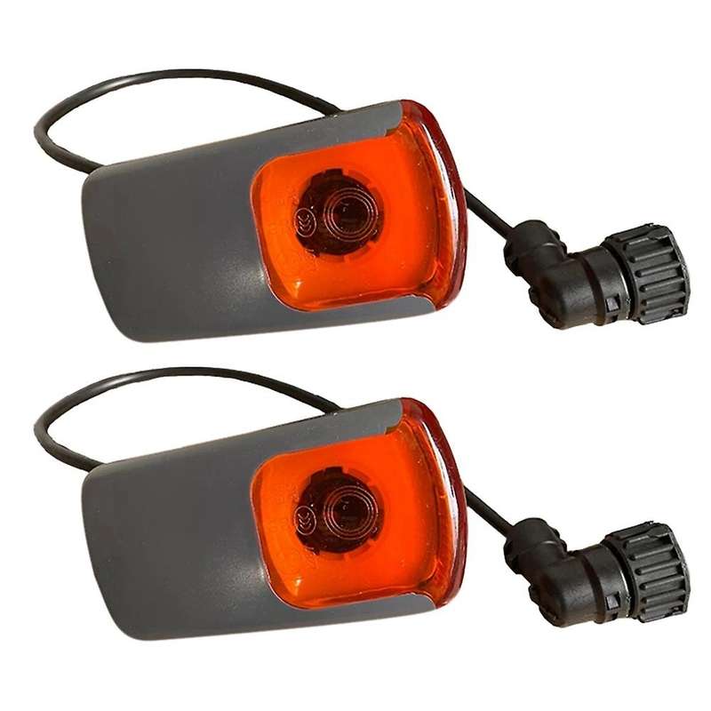 2pcs Truck Side Marker Lamp Cover Truck Wheel Brow Lamp