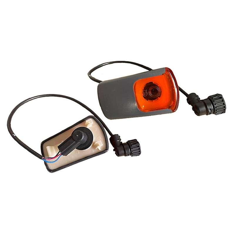 2pcs Truck Side Marker Lamp Cover Truck Wheel Brow Lamp
