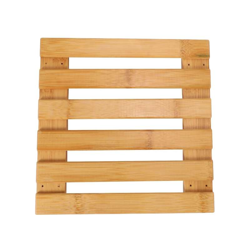 Removable Tray Base Wooden Square Flower Stand Plant Stand 25x25cm