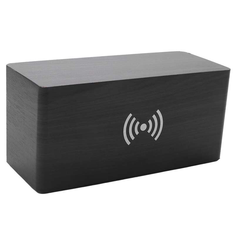 Wooden Alarm Clock,with Brightness Adjustable, Usb/battery Powered A
