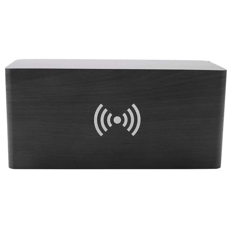 Wooden Alarm Clock,with Brightness Adjustable, Usb/battery Powered A