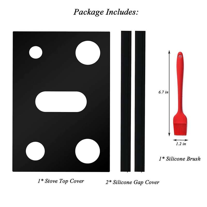 Stove Cover Stove Top Protectors for Samsung Gas Range (0.4mm Black)