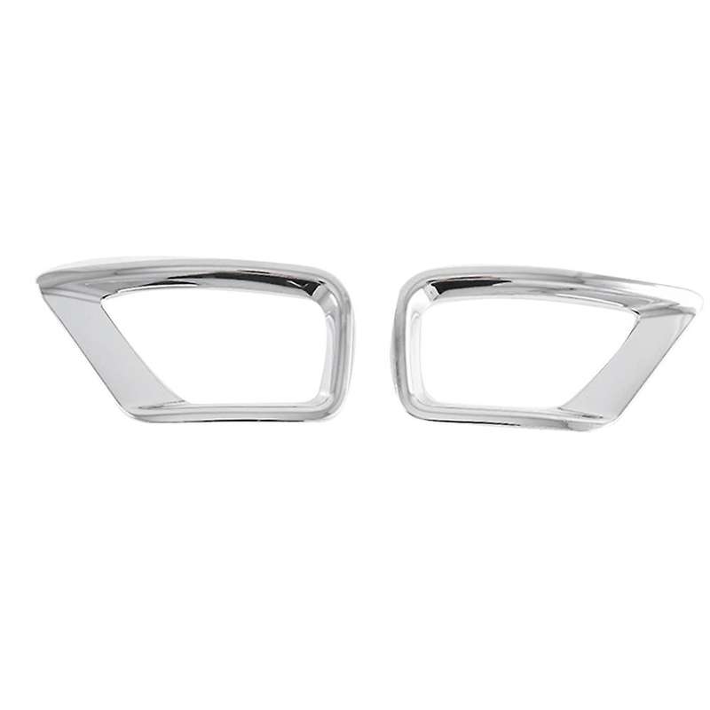 Car Rear Fog Light Lamp Cover Trim Bezel Frame Styling Silver
