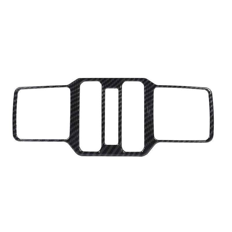 Car Window Control Panel Cover for Wrangler Jl 2018+ Carbon Fiber