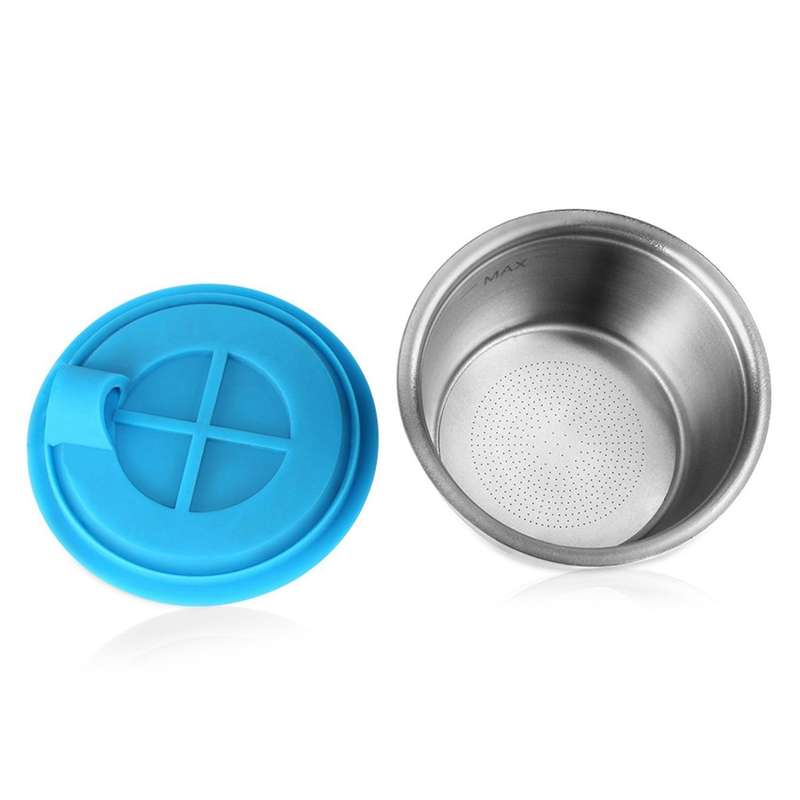 2x Reusable Capsula,stainless Steel Coffee Filter (with Spoon&brush)
