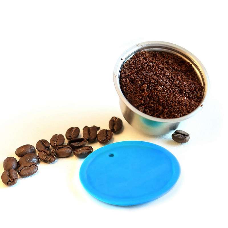 2x Reusable Capsula,stainless Steel Coffee Filter (with Spoon&brush)