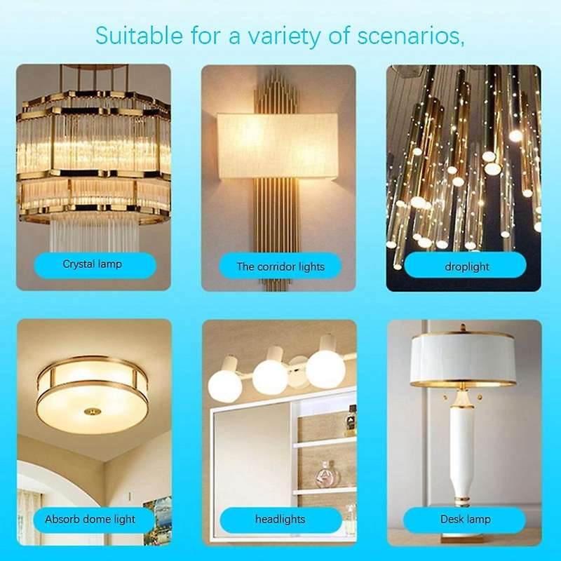 20x G4 Led Bulb 12v Dc Dimmable Cob Led G4 Bulb 1.5w 360(warm White)