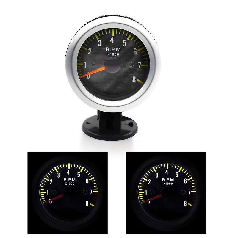 Tachometer Tacho Gauge 52mm Universal Car 12vled Meter Speedometer