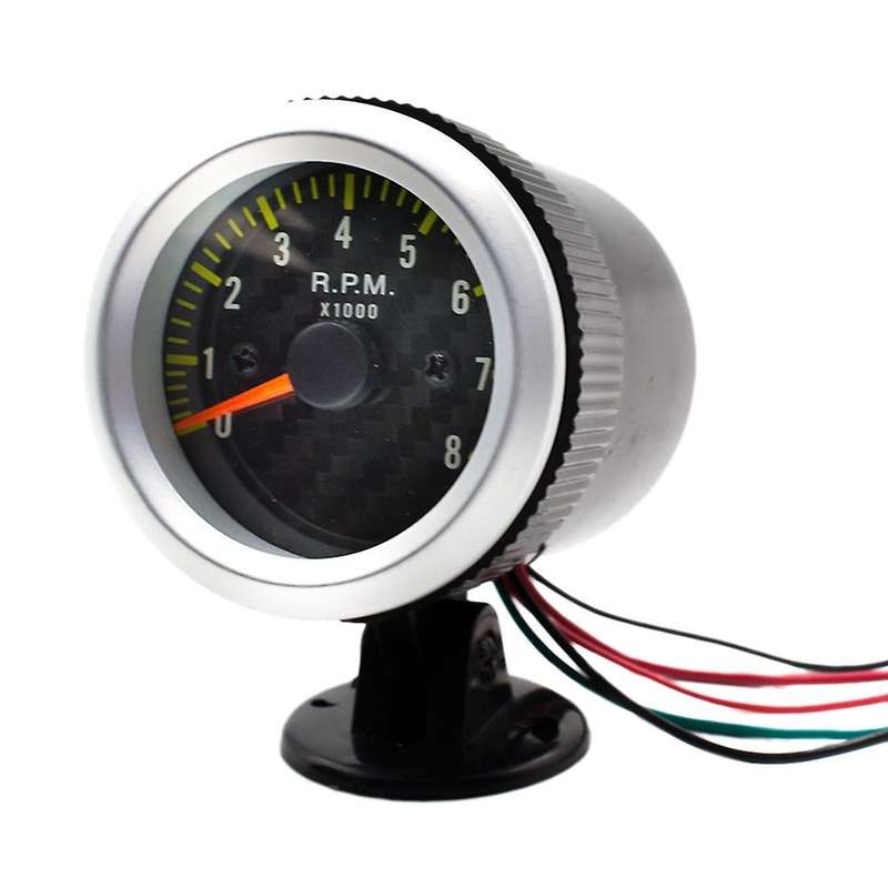 Tachometer Tacho Gauge 52mm Universal Car 12vled Meter Speedometer