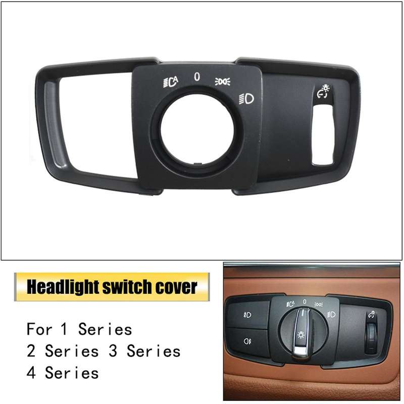 Center Console Headlight Switch Control Panel Cover Accessories