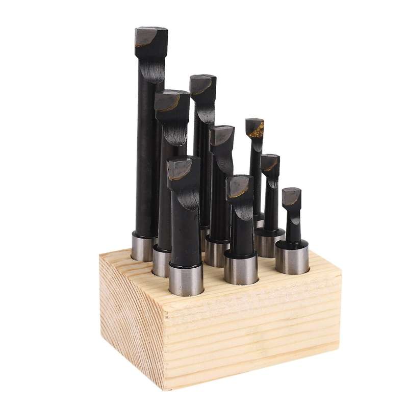 9pcs Hard Alloy Boring Bar Set 12mm for 2 Inch 50mm Boring Head
