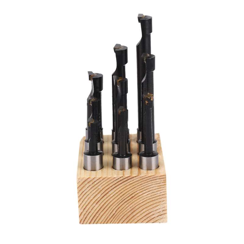 9pcs Hard Alloy Boring Bar Set 12mm for 2 Inch 50mm Boring Head