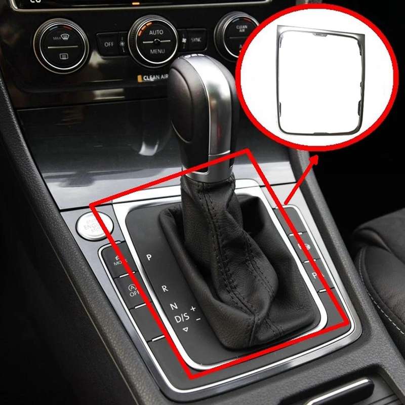 2x Car Dsg Gear Frame Bracket Circle Gear Shift Knob Base Trim Circle
