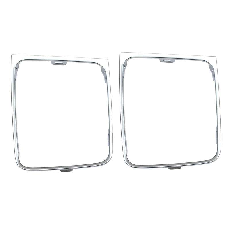 2x Car Dsg Gear Frame Bracket Circle Gear Shift Knob Base Trim Circle