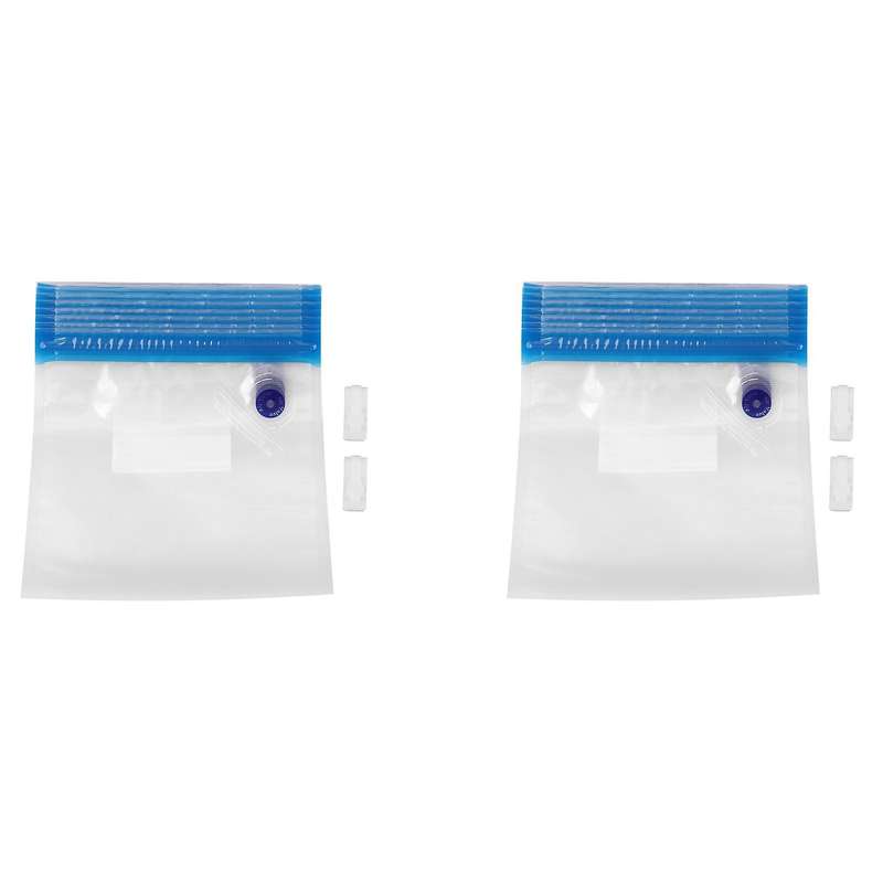 Bags Kit,20 Reusable Bpa Free Food Vacuum Zipper Sealer Bags
