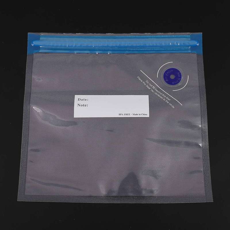 Bags Kit,20 Reusable Bpa Free Food Vacuum Zipper Sealer Bags