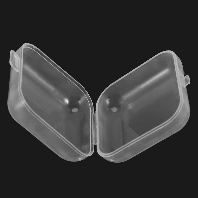 192pcs Small Clear Plastic Beads Storage Containers Box